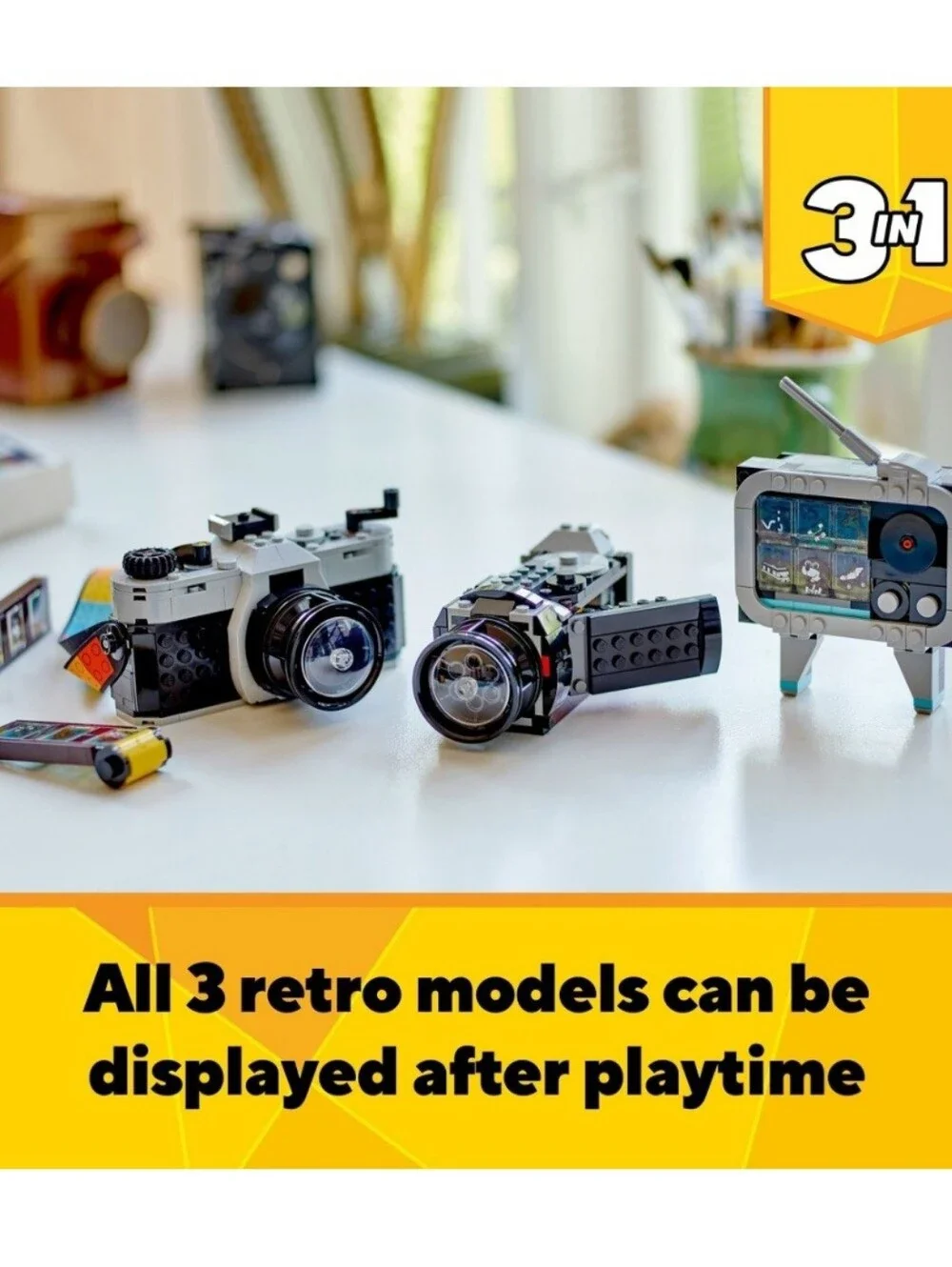 Lego #classiccamera #retrovibes #deskgoals